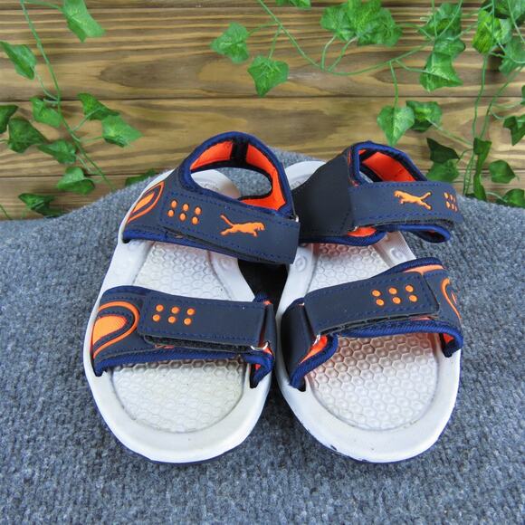 Jupiter Sandals Boys Y 3 Medium Sandal Blue Synthetic Hook & Loop - Picture 2 of 6